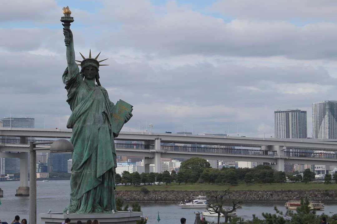 Take some pictures at the Statue of Liberty