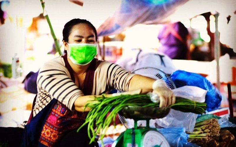 Vientiane Morning market