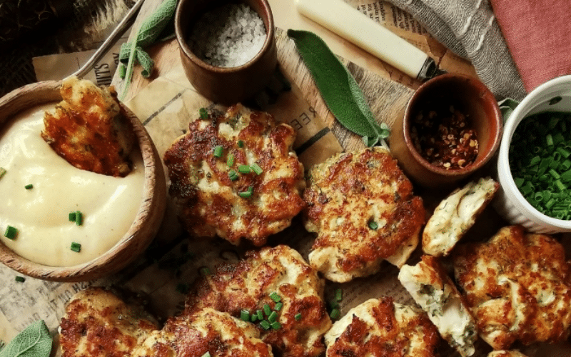 5. Chicken Fritters